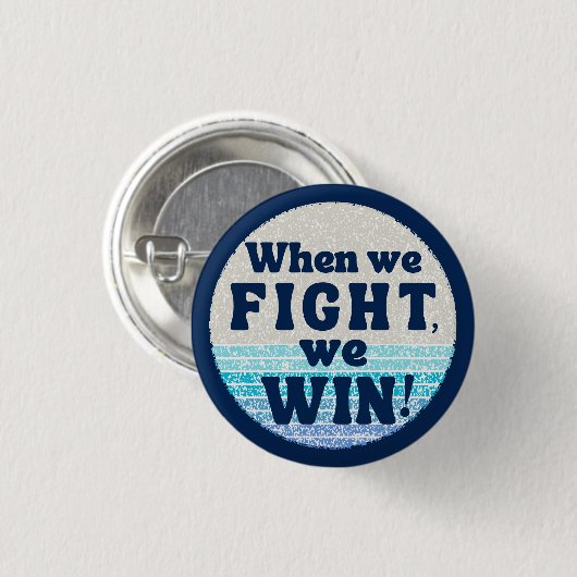 Als we vechten winnen we Harris Walz Democraten 20 Ronde Button 3,2 Cm (Voorkant /achterkant)
