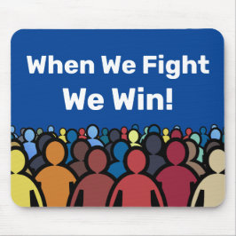 Als we vechten winnen we Harris Walz Muismat