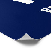 Als we vechten winnen we Harris Walz Poster (Hoek)