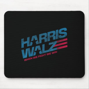 Als we vechten winnen we Kamala Harris Cat Lady Bo Muismat
