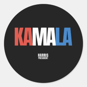 Als we vechten winnen we Kamala Harris voor Presid Ronde Sticker