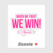 Als we vechten winnen we - Kamala Sticker (Vel)