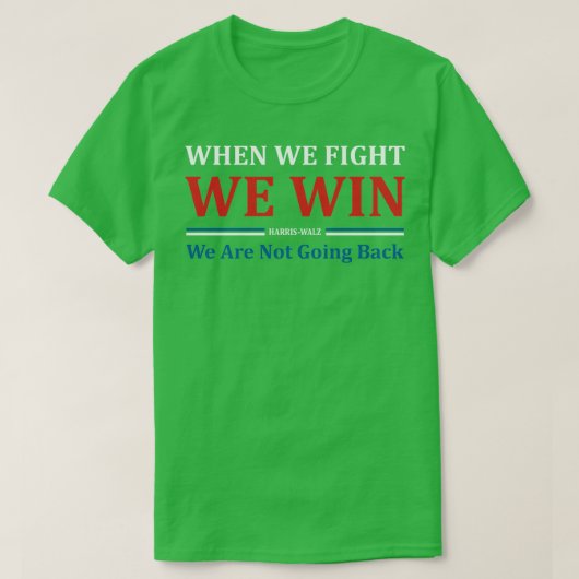 Als we vechten winnen we Walz TShirt 2 (Design voorkant)