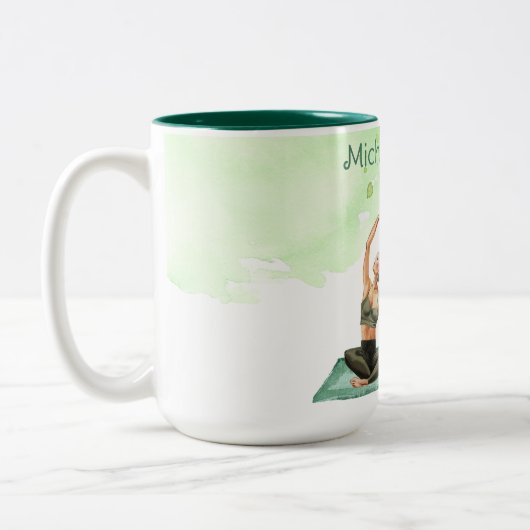 Als we Waterverf Yoga Mok horen (Links)