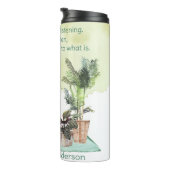Als we Waterverf Yoga Travel Mug horen Thermosbeker (Geroteerd rechts)