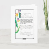 "Als we zouden leren geloven" wenskaart Kaart (Voorkant)