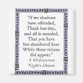 Als wij schaduwen beledigd hebben magneet (Voorkant)