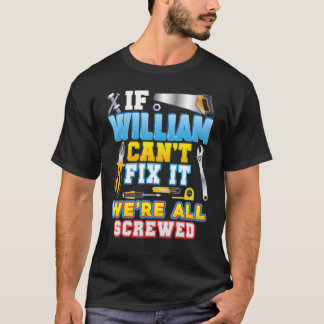 Als William het niet kan oplossen, zijn we allemaa T-shirt
