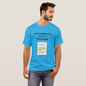 Als wiskundige zwaai je met je handen t-shirt (Voorkant volledig)