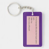 Als ze 90's Sleutelhanger van de Muziek blaast (Voorkant)