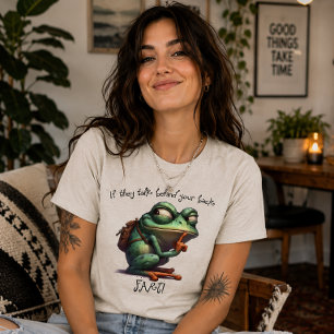 Als ze achter je rug om over je praten Tri-Blend shirt
