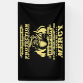 Als ze achter je staan, moet je ze beschermen. spandoek (Verticaal)