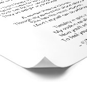 Als ze alle gedicht van Alice Duer Miller bedoelen Poster (Hoek)