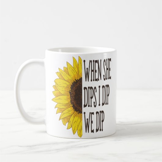 Als ze me dipt, dan dip ik... koffiemok (Links)