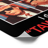 Als ze niet Hawk Tuah ik niet Trump beschamen Poster (Hoek)