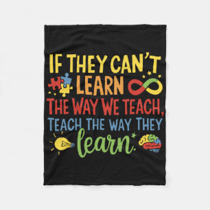 Als ze niet kunnen leren hoe we speciale Ed Te ond Fleece Deken