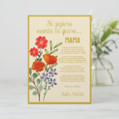 Als ze wist hoeveel ik van haar houd mama | Moeder Feestdagenkaart (Staand voorkant)