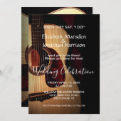 Als ze zeggen dat ik gitaarland huwelijk doe kaart (Voorkant / Achterkant)