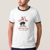 Al's zeer eigen Clam Bar! T-shirt (Voorkant)