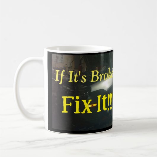 ALS ZIJN GEBROKEN -FIX IT KOFFIE MOK (Links)