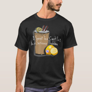 Als zoete thee kan repareren het zuidelijke stijl t-shirt