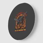 Als zombies ons achterna zitten, val ik jou omver  grote klok (Hoek)