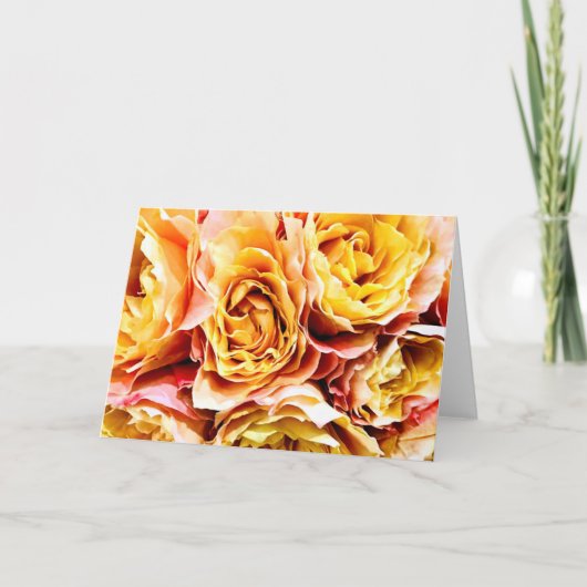 Als zonsondergangen rozen waren <Blank Note Card> Bedankkaart (Voorkant)