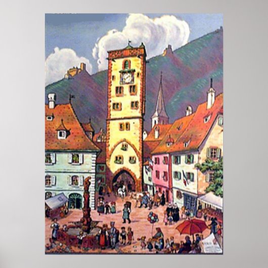 Alsace en Lorraine  Print (Voorkant)