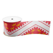 Alsace flag Ribbon Satijnen Lint (Spoel)