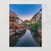 Alsace France Flower Water Canal Briefkaart (Voorkant)