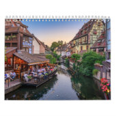 Alsace France Flower Water Canal Kalender (Hoes)