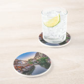 Alsace France Flower Water Canal Zandsteen Onderzetter (Zijkant)