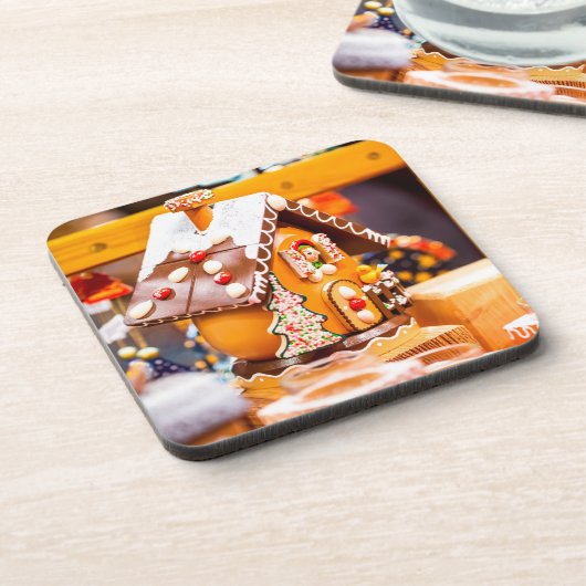 Alsace gingerbrood bier onderzetter (Linkerzijde)