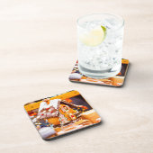 Alsace gingerbrood bier onderzetter (Rechterzijde)