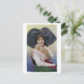 Alsace Girl Briefkaart (Staand voorkant)