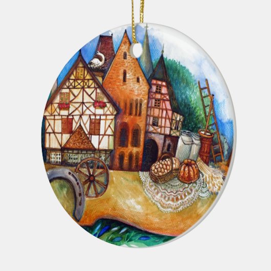 Alsace Keramisch Ornament (Links)