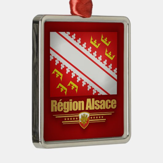Alsace Metalen Ornament (Rechts)
