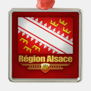 Alsace Metalen Ornament
