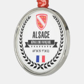 Alsace Metalen Ornament (Links)
