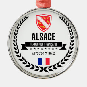 Alsace Metalen Ornament