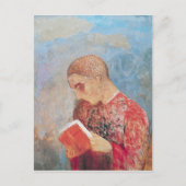 Alsace of, Monk Reading, c.1914 Briefkaart (Voorkant)