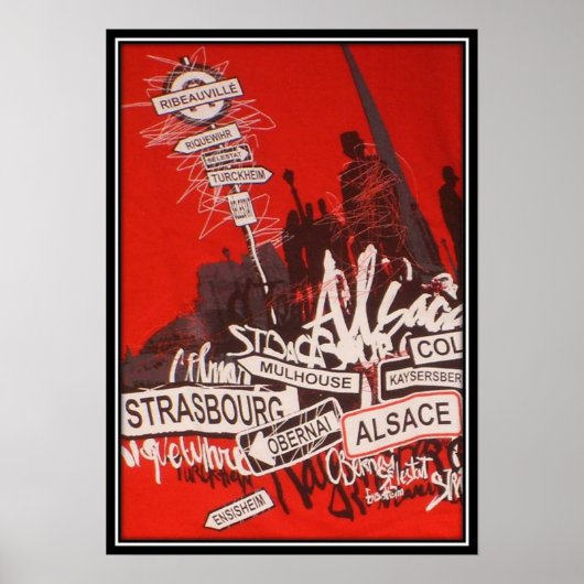 Alsace - poster (Voorkant)