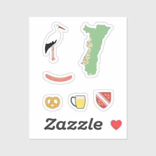 Alsace Stickers set (Vel)