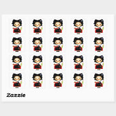 Alsace Vierkante Sticker (Vel)