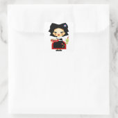 Alsace Vierkante Sticker (Tas)