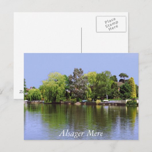 Alsager Mere Briefkaart (Voorkant / Achterkant)