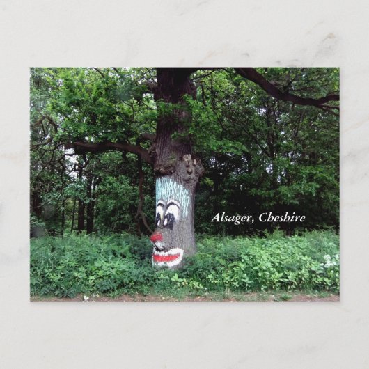 Alsager Tree met Briefkaart van kant (Voorkant)