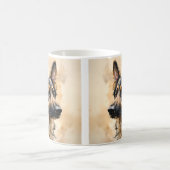 Alsation German Shepard Dog Art Design Mug Koffiemok (Center)