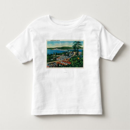Alsea Bay Bridge in Waldport, Oregon Kinder Shirts (Voorkant)