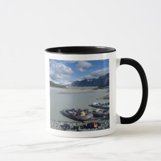 Alsek rivier afvaren mok (Rechts)
